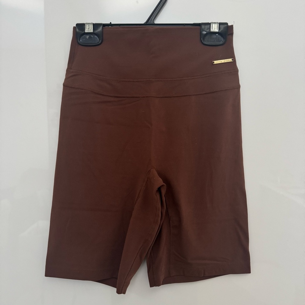 Gymshark x Whitney Simmons Brown Bike Shorts
